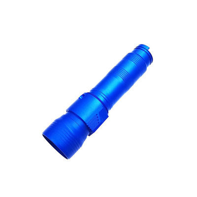 タレット旋盤 CNC ターニング アルミニウム 6061 レーザー ランプ ハウジング 懐中電灯シェル